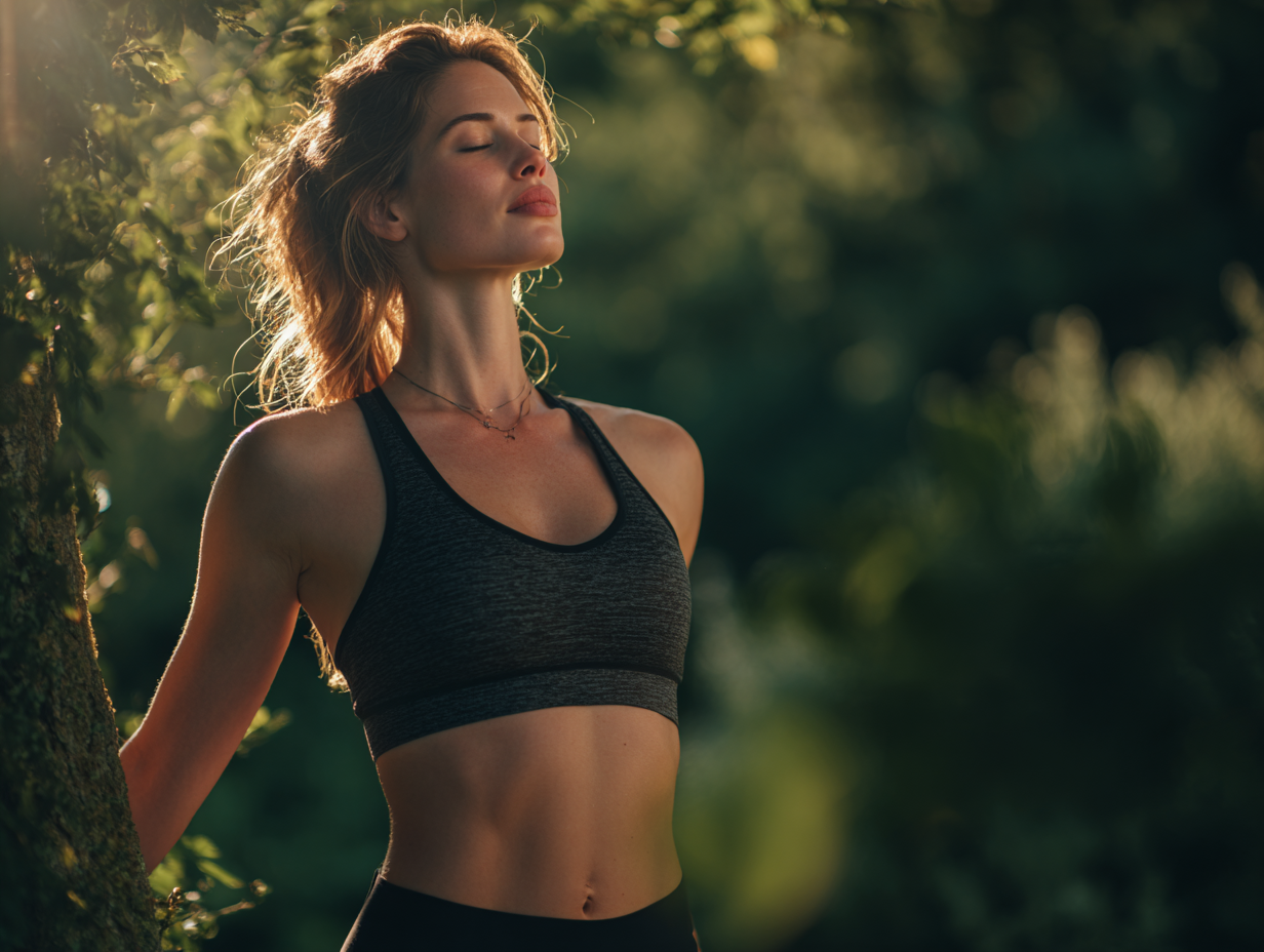 Група людей різного віку займається йогою